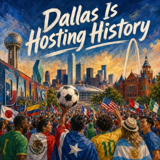 Dallas Stadium World Cup Crowds Hometown Pride
Dallas Stadium. World Cup crowds. Hometown pride. This city is outside!

#DallasWorldCup #WorldCupDallas #FIFAWorldCup2026 #WorldCup2026 #DallasTX #DallasCulture #DallasLegends #DJEZEddieD #TRUEBRVND #USSoccer #ATandTStadium #NorthTexas #DFWCulture #DallasMusic #DallasCreatives